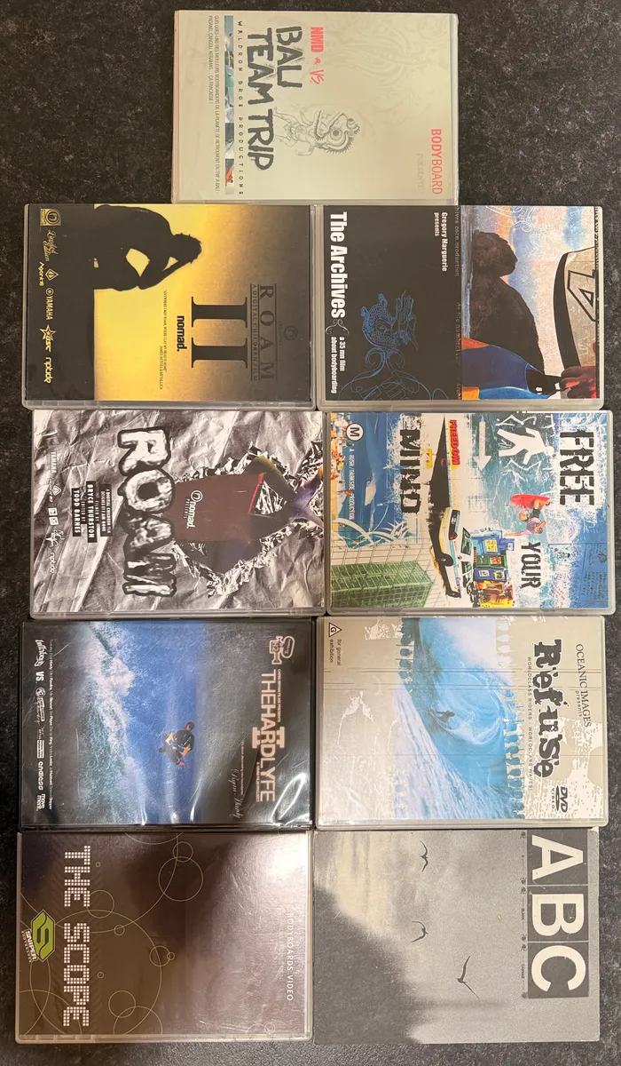 Lot DVD bodyboarf