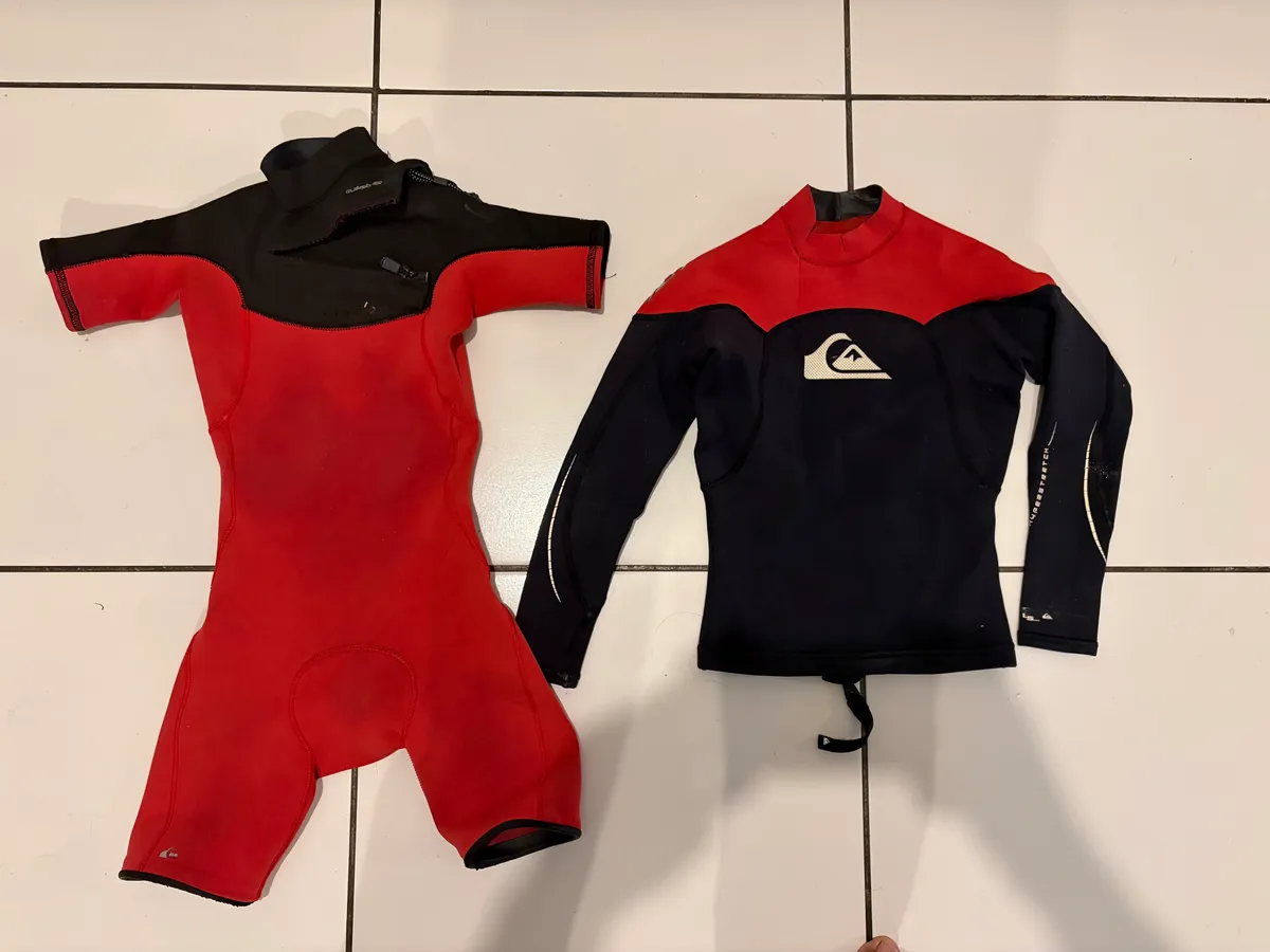 Combinaison quicksilver et Lycra manche longue quicksilver